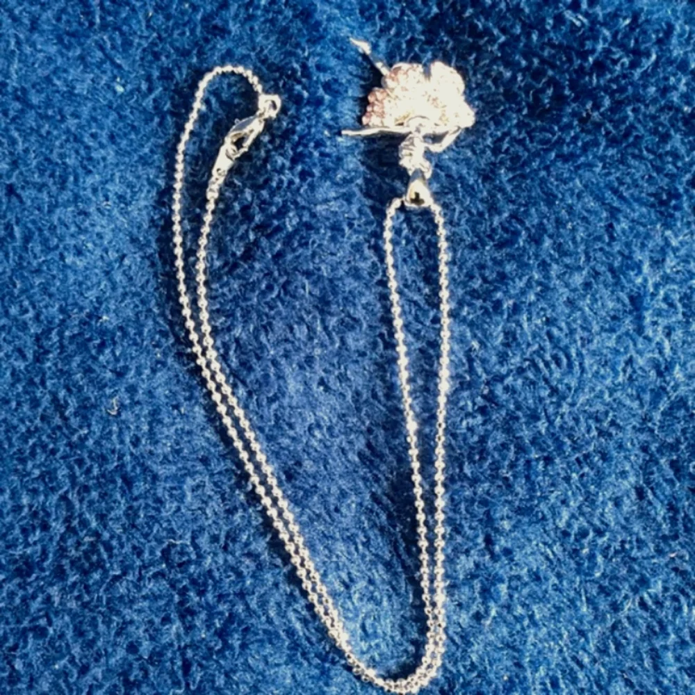 Ballerina Necklace NWT w/Pink Ice Stones Little Girls 16